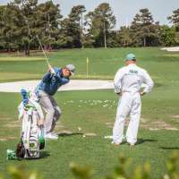 Utah CEO called to caddy for Sir Nick Faldo at The Masters Par 3 Contest