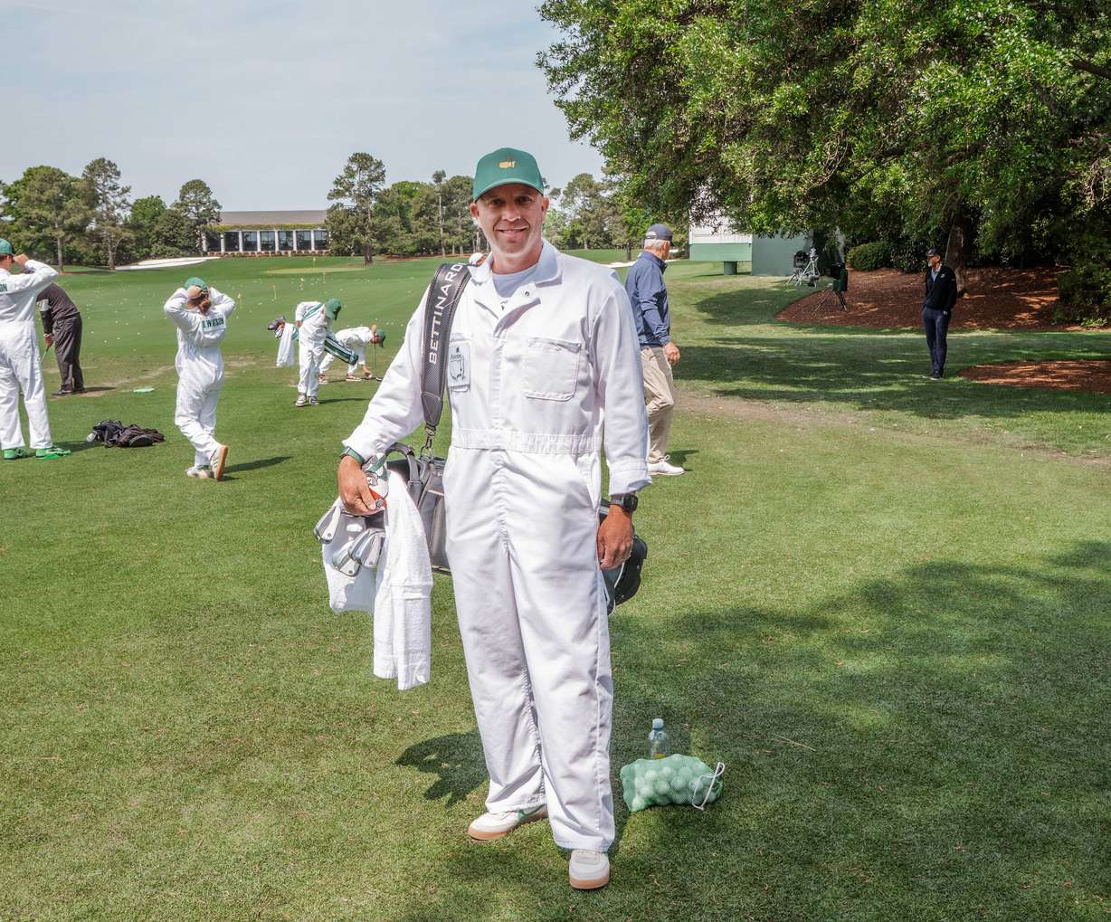 Utah CEO called to caddy for Sir Nick Faldo at The Masters Par 3 Contest