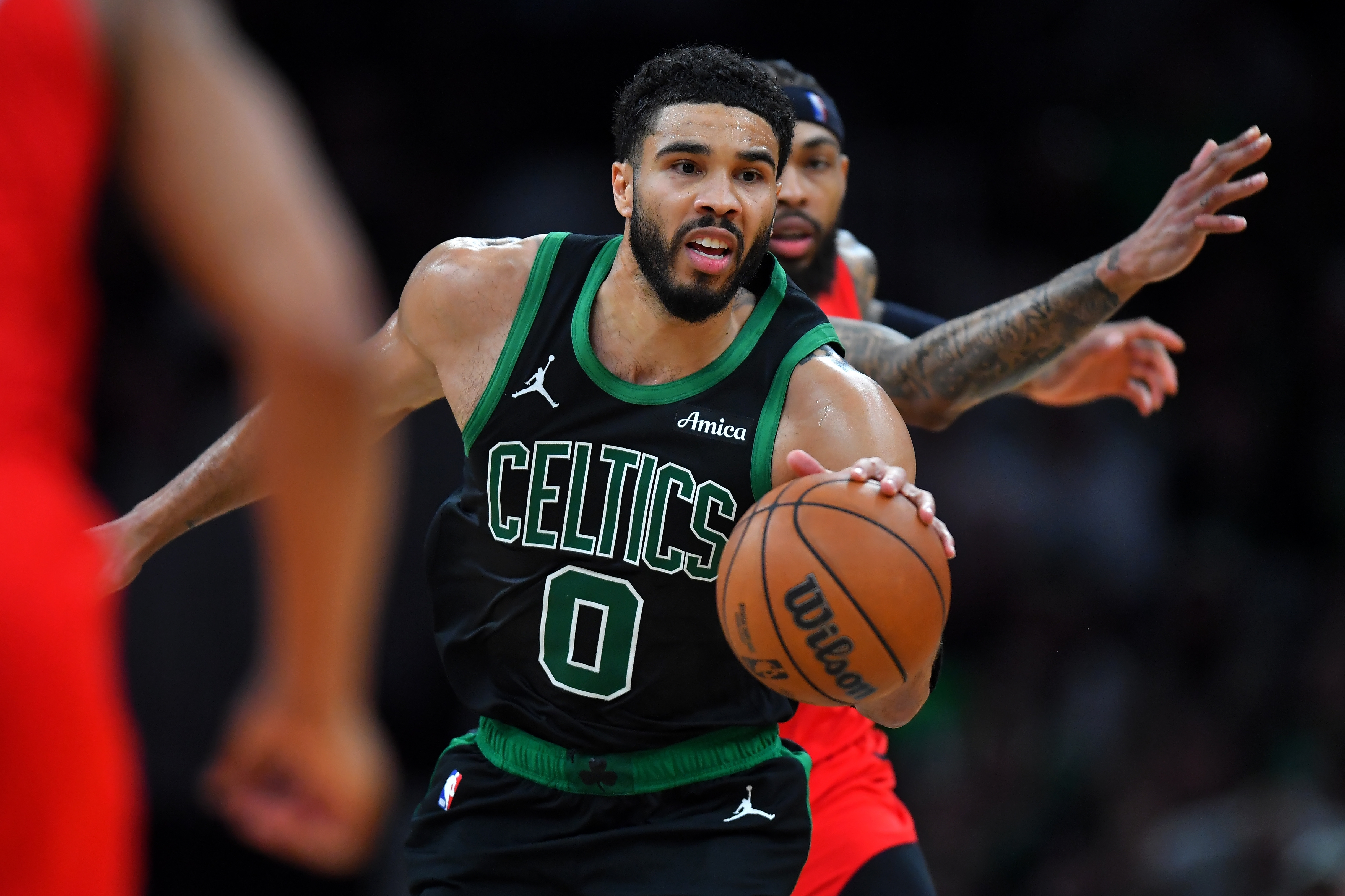 Jayson Tatum makes a strong return to Madison Square Garden, site of his injury in the playoffs | KSL.com