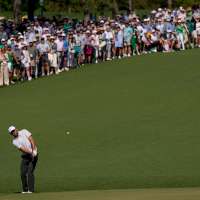 Scottie Scheffler has 2 shots in the water and his first round over par in the Masters in 3 years