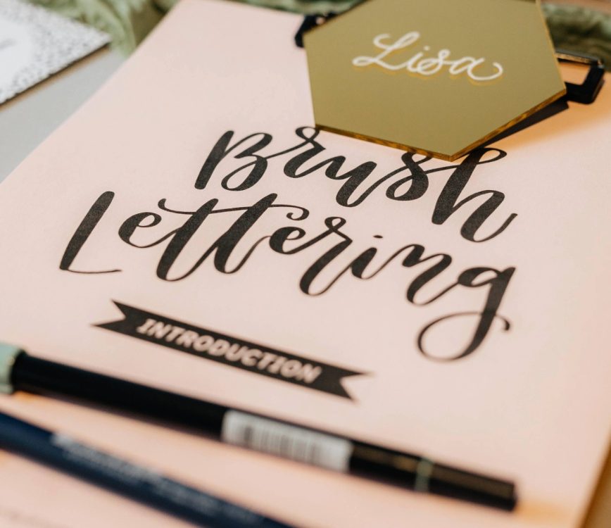Brush Lettering for Beginners & Bookmark Making at The Romantics Archive
