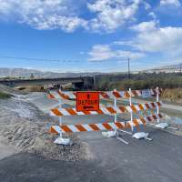 Pedestrian detour in place on Lehi's Jordan River Trail as new freeway construction begins