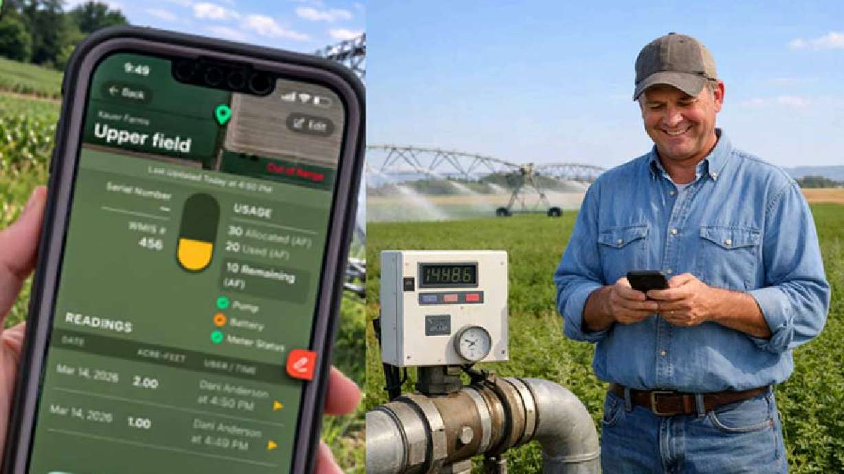 McKay Anderson is aiming to help eastern Idaho farmers as they navigate another dry summer through his recent launch of the Ag Water Tracker web app.