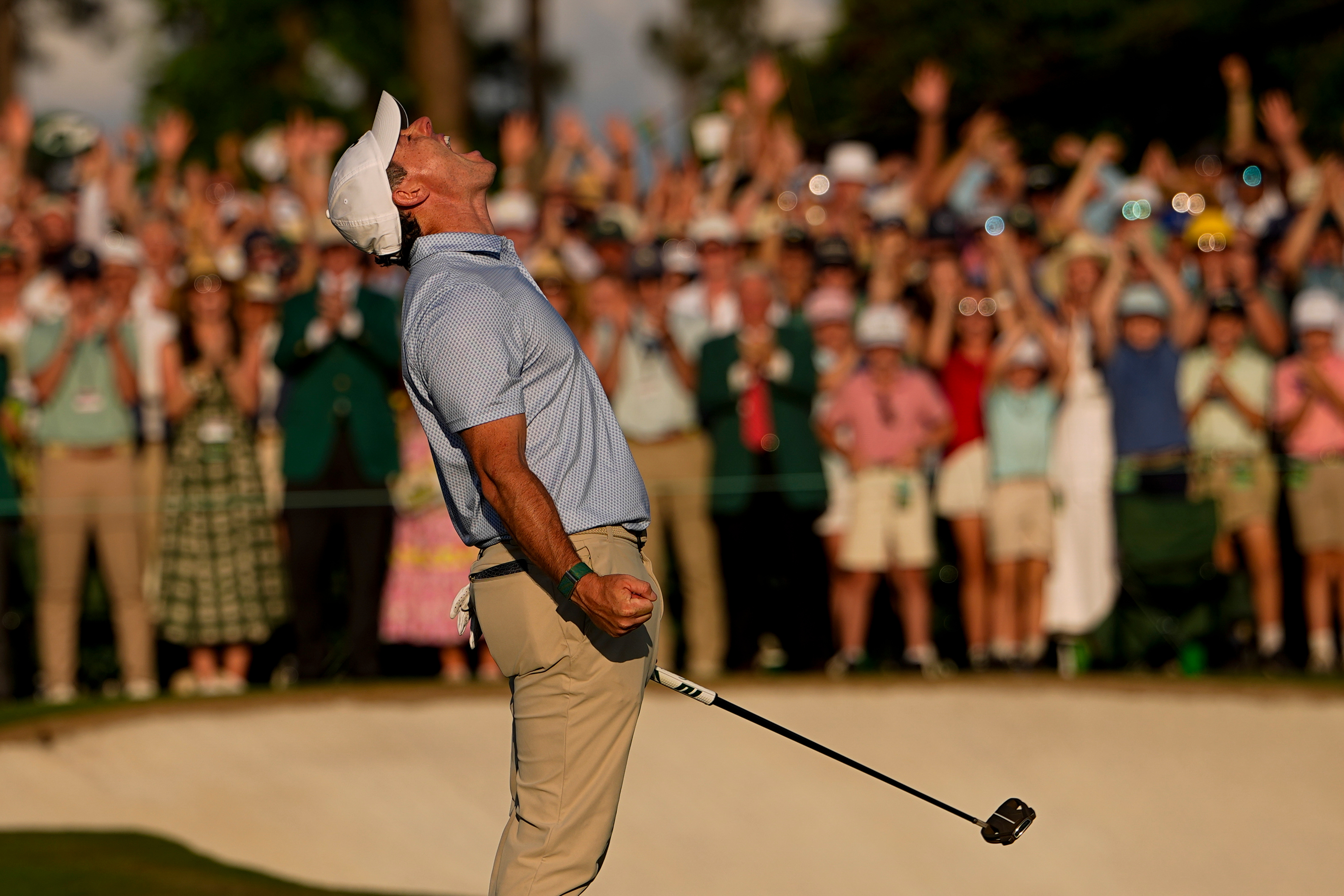 Rory McIlroy goes back-to-back at the Masters to join Jack Nicklaus, Nick Faldo and Tiger Woods