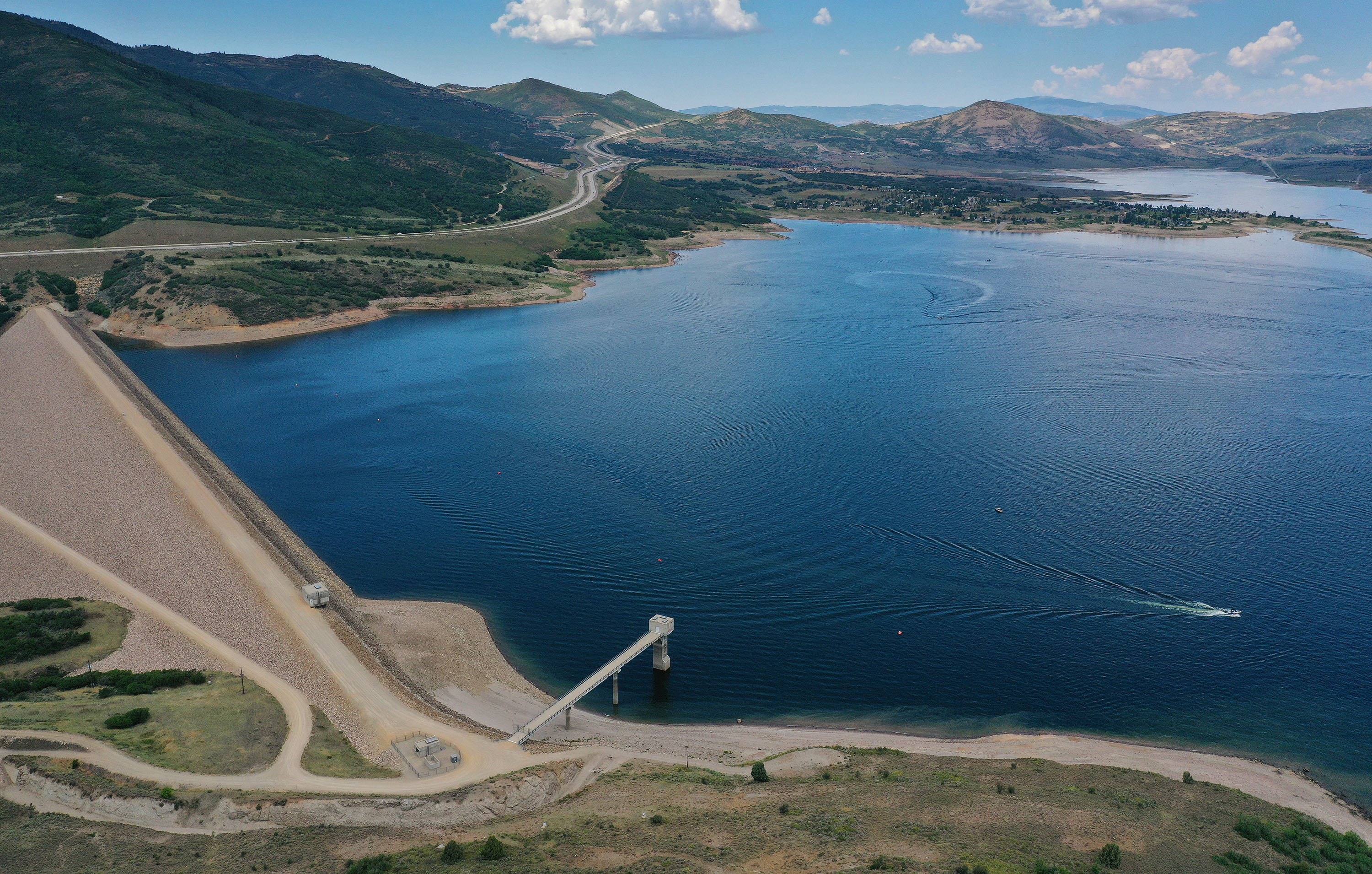 A man was found dead at Jordanelle Reservoir early Monday.