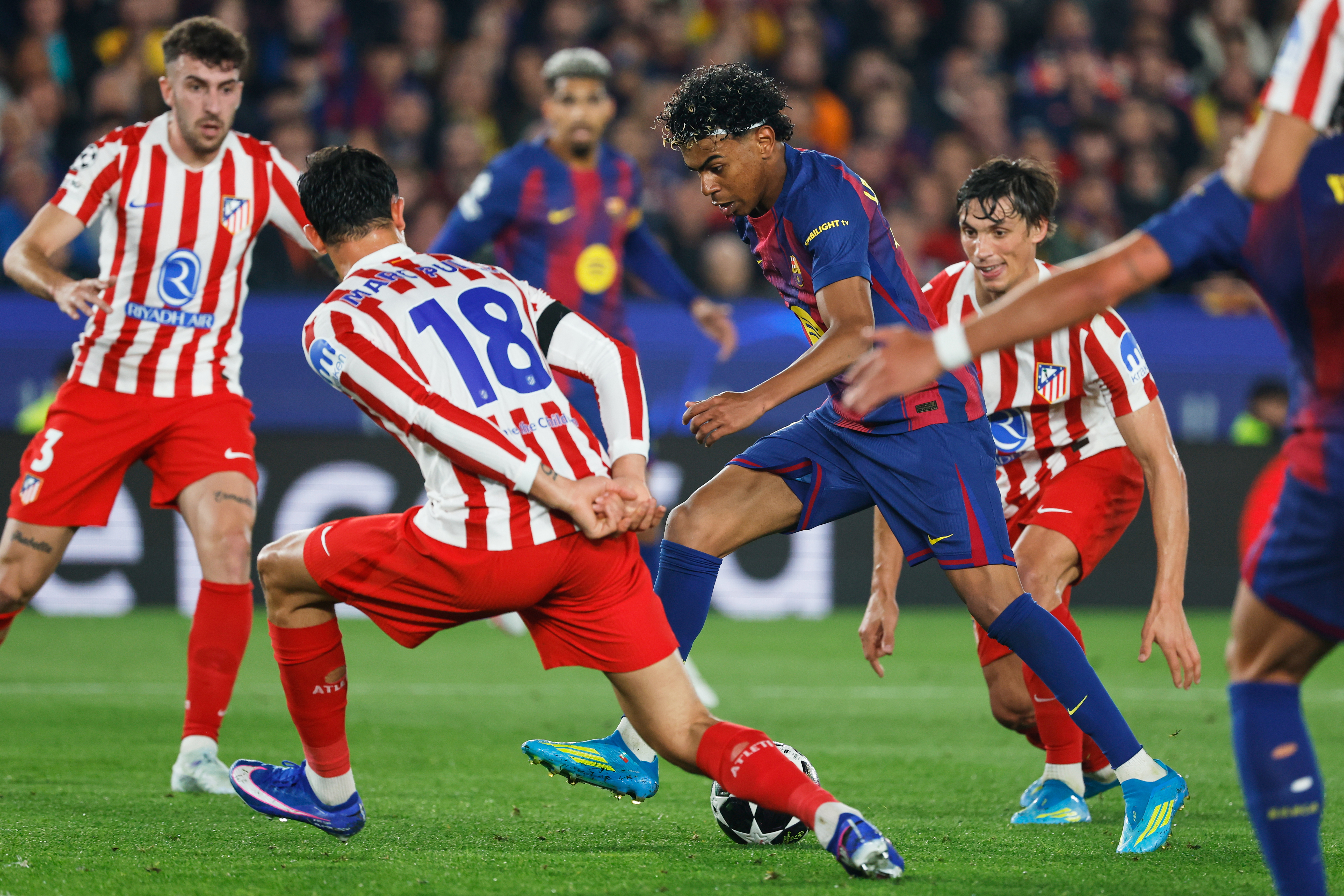 Barcelona needs comeback against Atletico Madrid to return to Champions League semifinals
