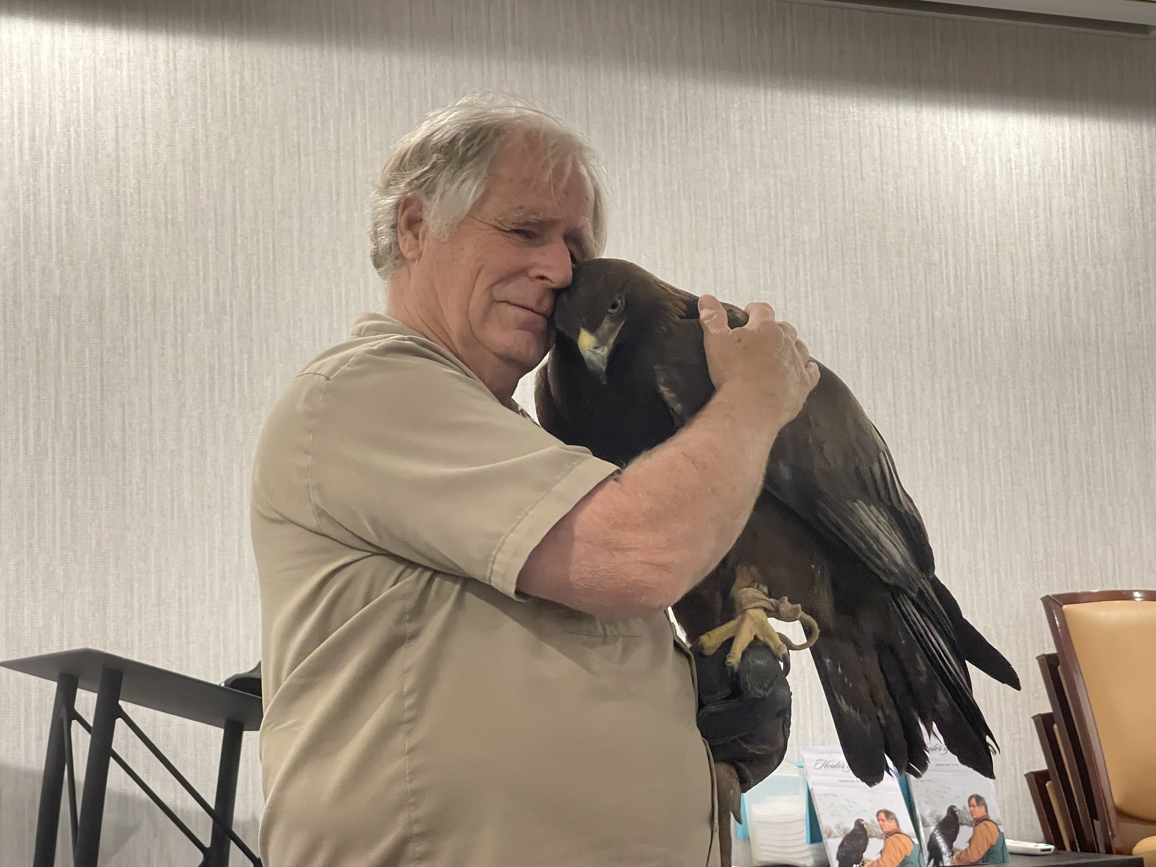 'It's my life's work': Enoch falconer reflects on 20-year relationship with golden eagle 'Scout'