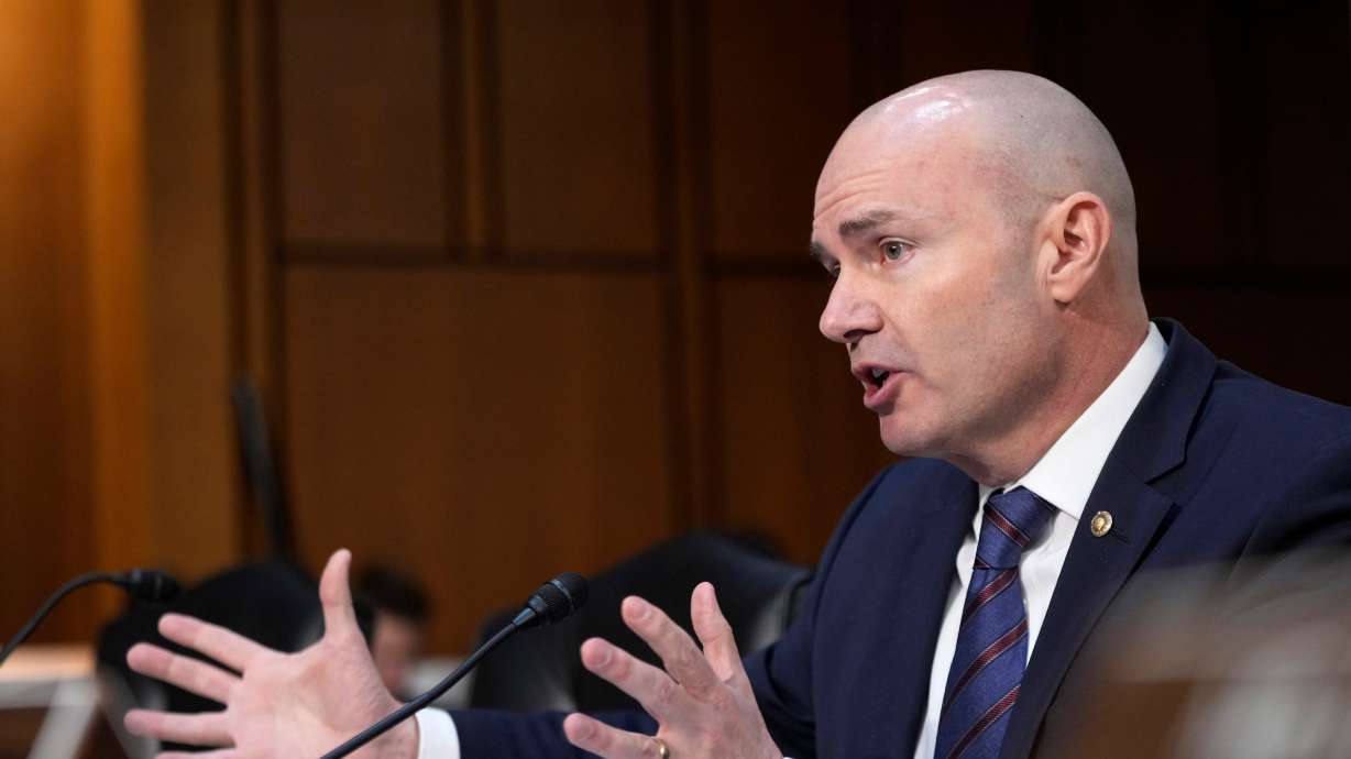 Sen. Mike Lee, R-Utah, speaks during a confirmation hearing before the Senate Judiciary Committee at the Capitol in Washington, Jan. 30, 2025. Lee's name has been floated as a contender for the Supreme Court if a vacancy arises.