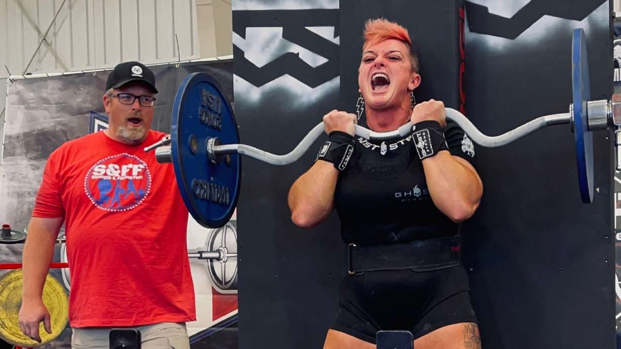 Camille Palmer, of Cedar City, overcame addiction to become a world record power lifter. She hopes her story will inspire others to overcome challenges.