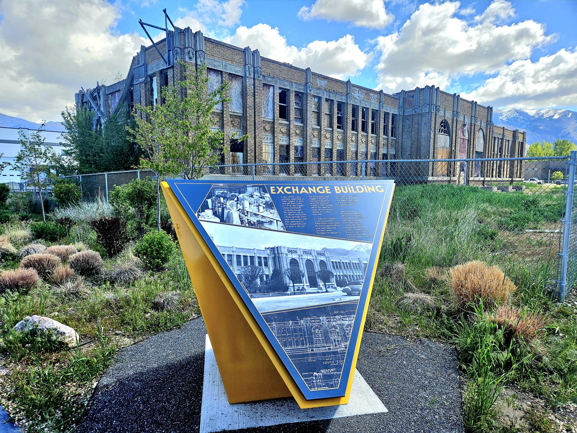 Ogden officials approved a plan Tuesday to rehabilitate the deteriorating Union Stock Exchange Building for use by GMRE, a defense contractor.