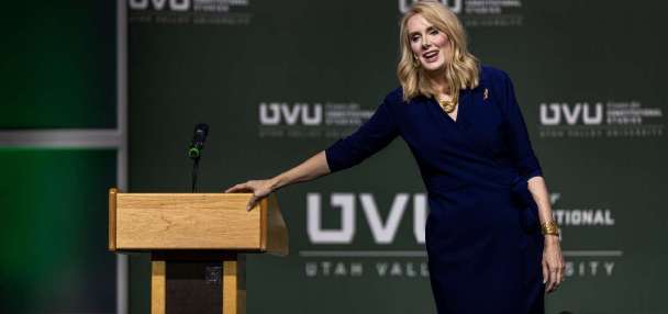Sharon McMahon's team responds to GOP backlash over scheduled keynote at UVU graduation