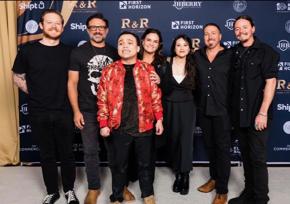 Kodi Lee with his bandmates, mother and sister. Lee, the winner of "America's Got Talent" in 2019, just released his debut album.