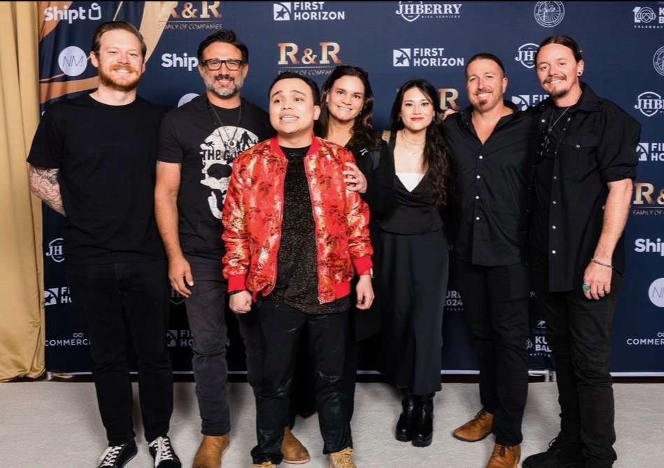 Kodi Lee with his bandmates, mother and sister. Lee, the winner of "America's Got Talent" in 2019, just released his debut album.