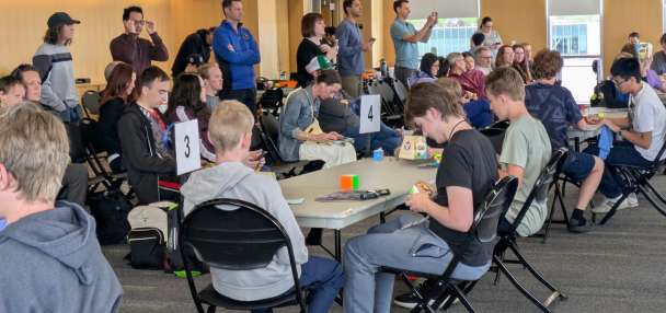 'Puzzling for awareness': Rubik's cube competition raises funds for Utah autism preschool