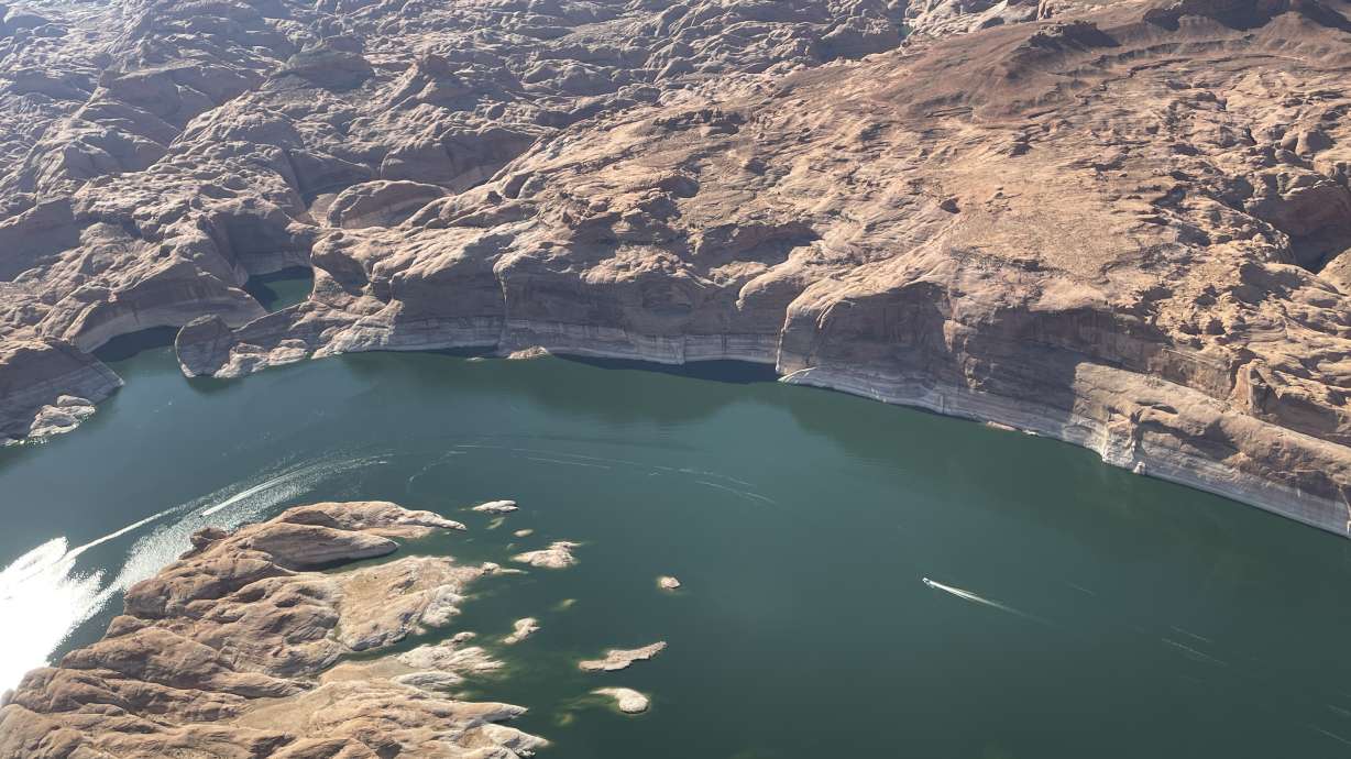 Glen Canyon National Recreation Area officials warned Friday that new navigational hazards are possible as the reservoir slides.