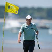 Matt Fitzpatrick rides a good bounce and great golf to a 63 to lead Viktor Hovland at Hilton Head