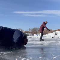 Have You Seen This? Not all ice skaters are graceful