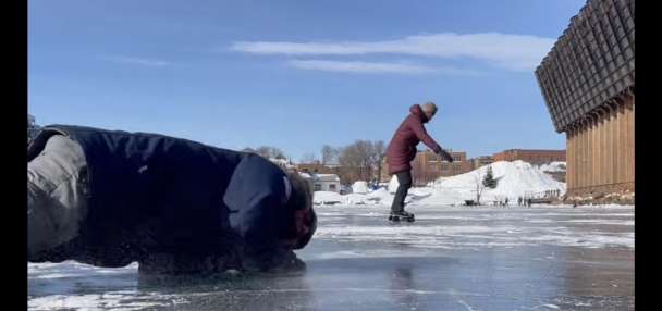 Have You Seen This? Not all ice skaters are graceful