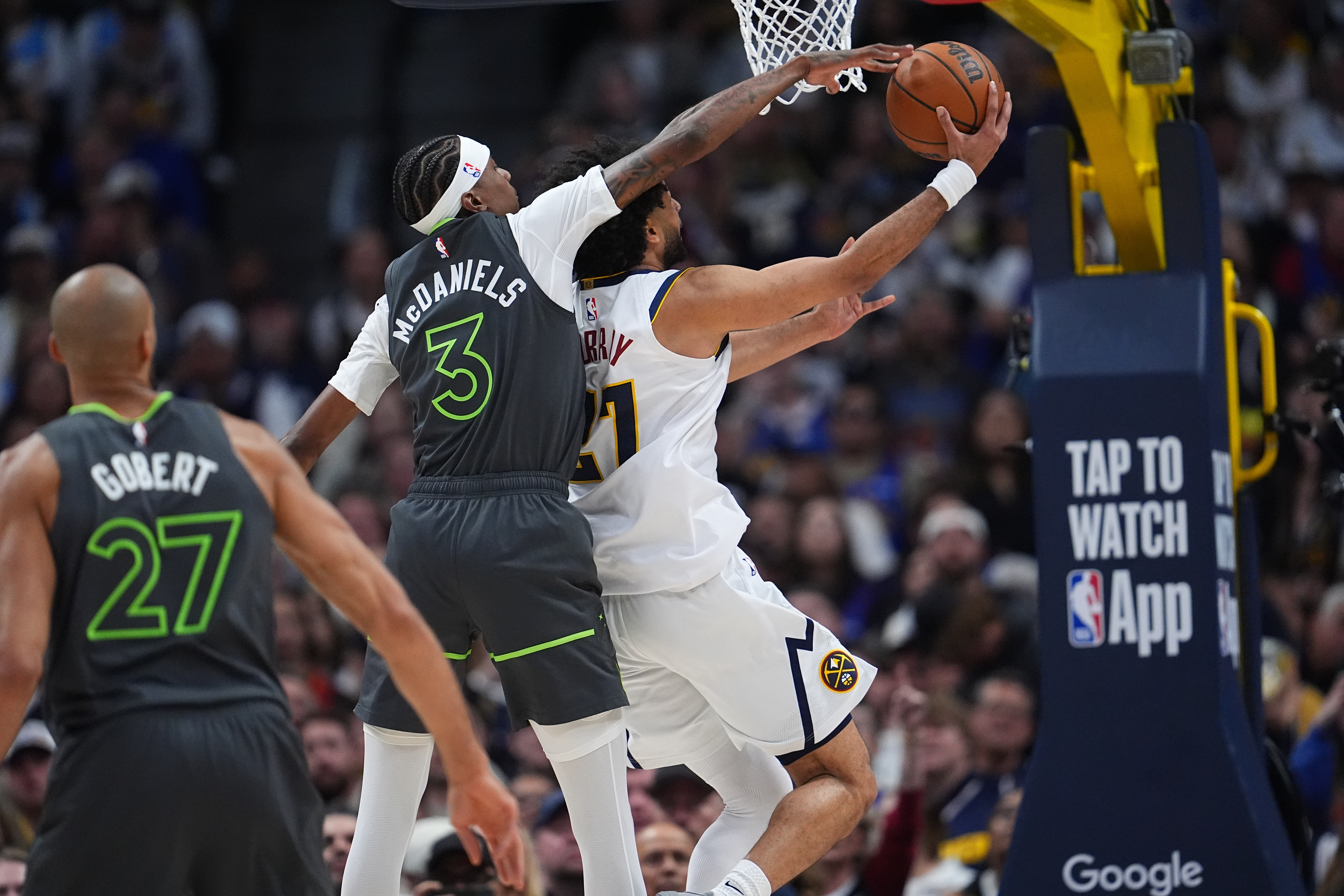 Timberwolves coach calls Jamal Murray's 16 free throws 'a head scratcher' as Nuggets take Game 1