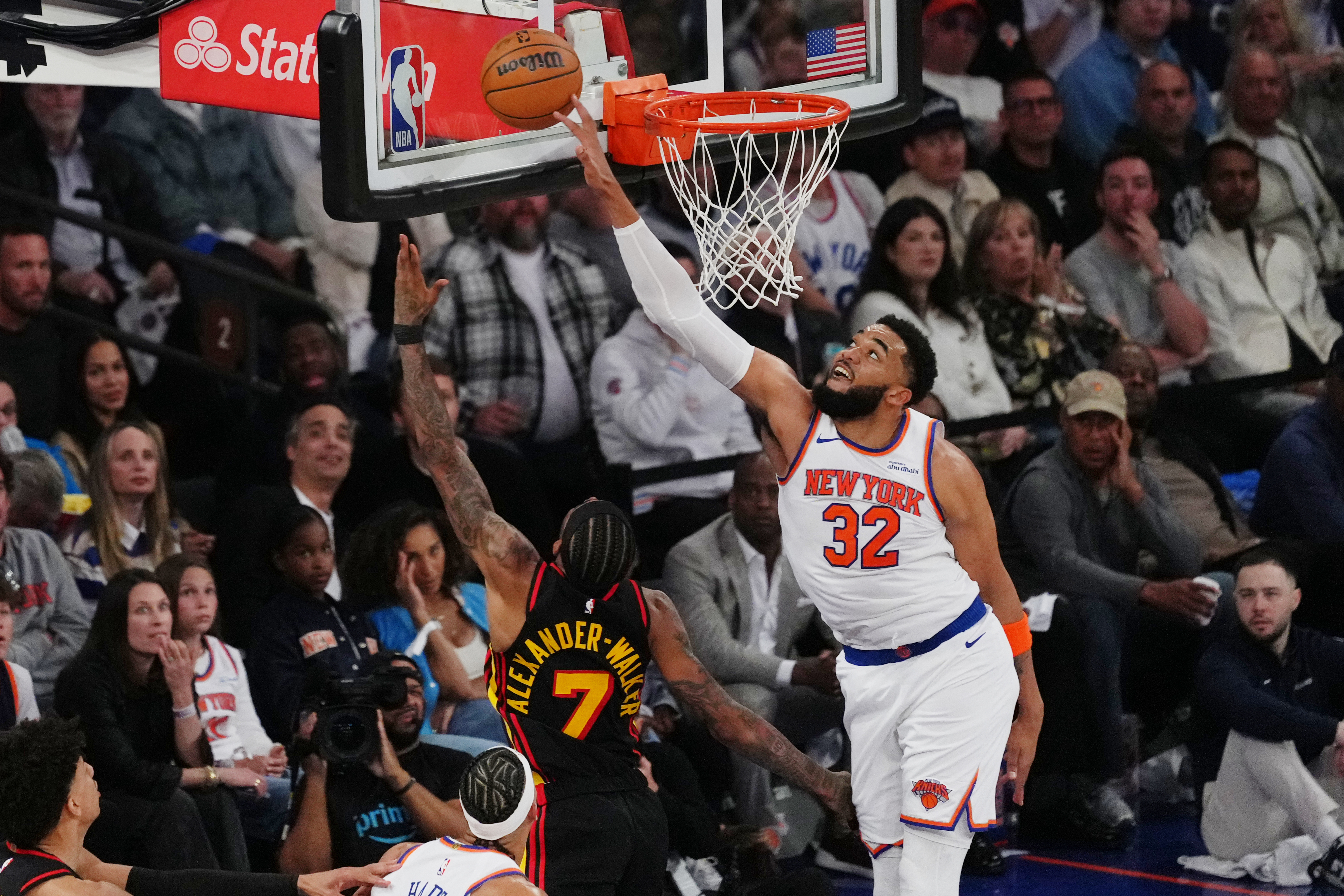 Brunson and Towns lead the Knicks past the Hawks 113-102 in Game 1 of their series