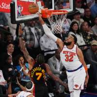Brunson and Towns lead the Knicks past the Hawks 113-102 in Game 1 of their series