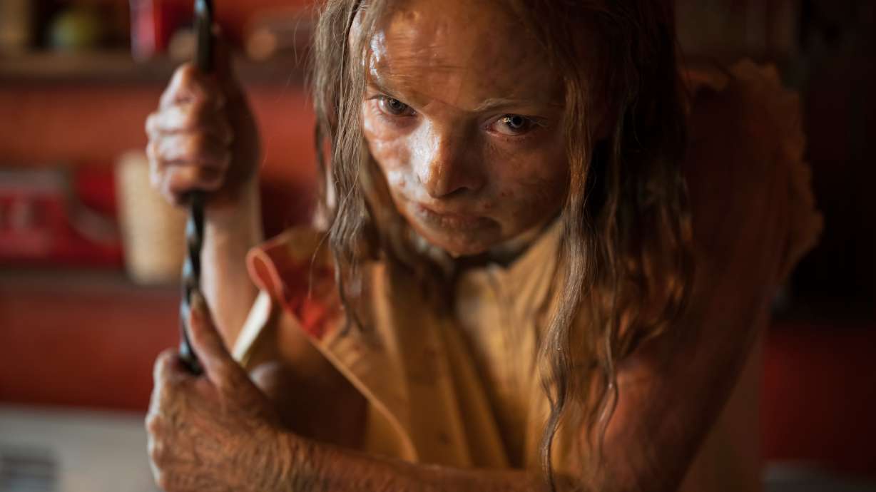 This image released by Warner Bros. Pictures shows Natalie Grace in a scene from "Lee Cronin's The Mummy."