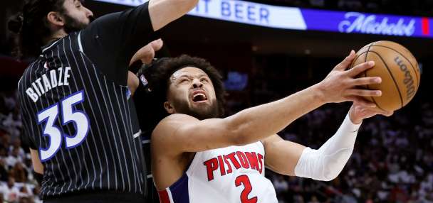Pistons open playoffs with a flop as East's top seed, losing to 8th-seeded Magic