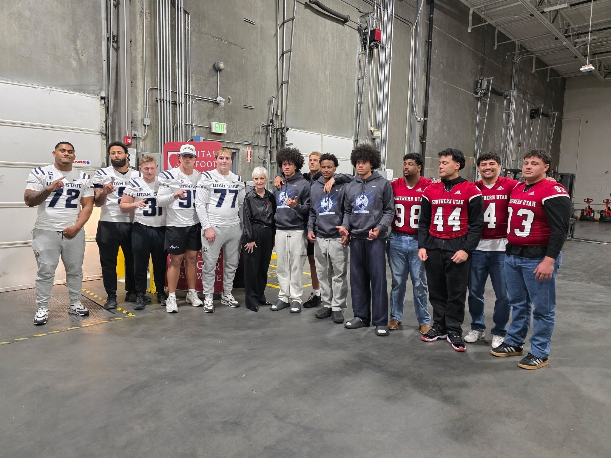 Utah Food Bank gets massive pork donation; college football players did the heavy lifting