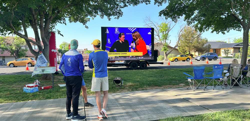 St. George hosts watch party for 50 local Boston Marathon participants