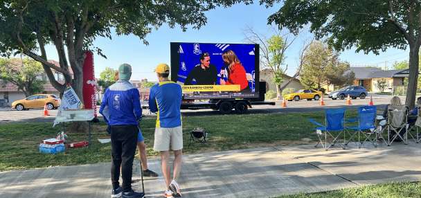 St. George hosts watch party for 50 local Boston Marathon participants