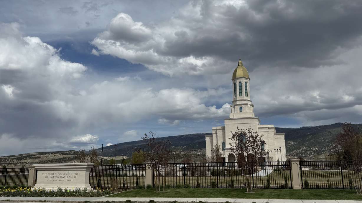 The Church of Jesus Christ of Latter-day Saints announced Monday that the Ephraim Utah Temple will be dedicated on Oct. 11 following an open house in September.