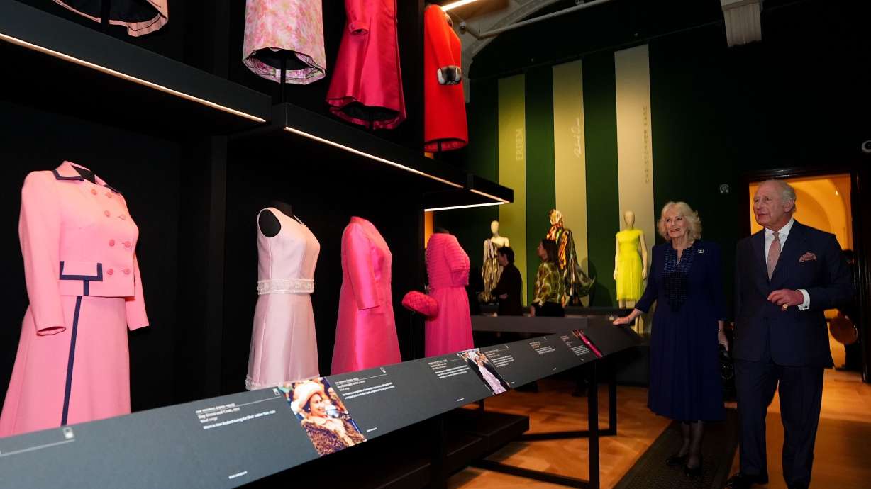 King Charles III and Queen Camilla visit an exhibition of the late queen's fashion. Britain's royal family will mark what would have been the late Queen Elizabeth II's 100th birthday by unveiling plans for a new charity and memorial in central London.