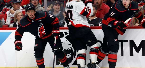 Martinook's goal lifts Hurricanes past Senators 3-2 in 2OT in NHL playoffs