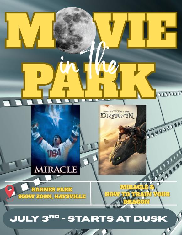 2026 Kaysville City Movies in the Park