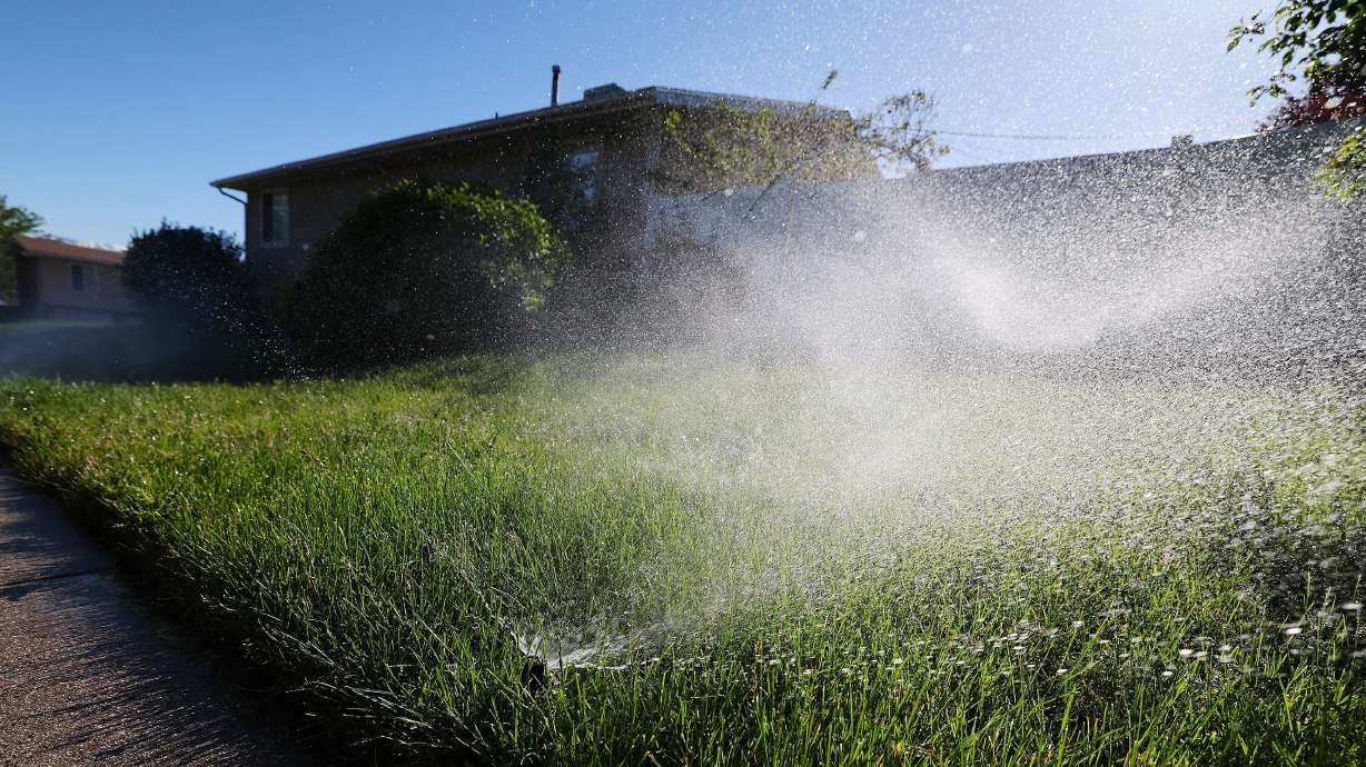 Amid ongoing drought, Utah cities including Midvale are urging residents to tighten water use.