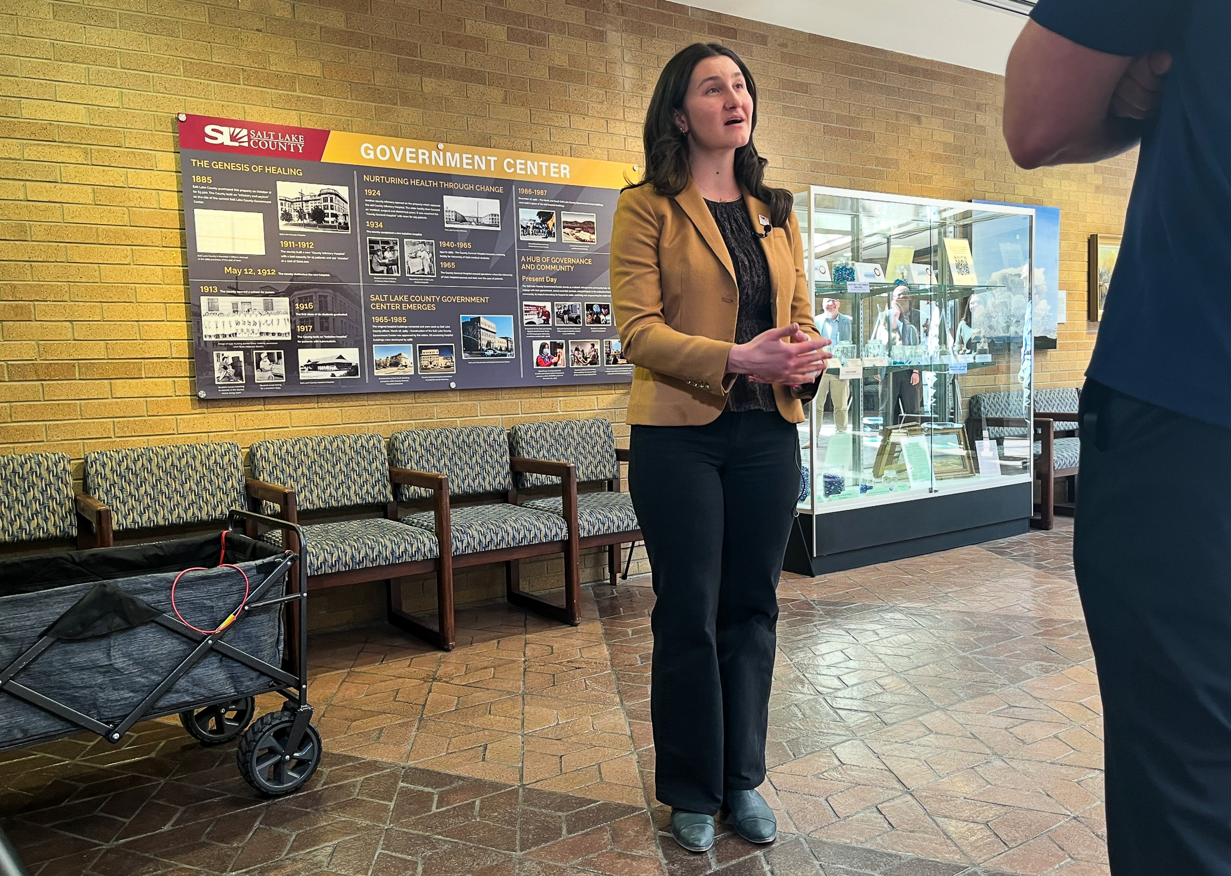New display explains Great Salt Lake's water situation, one marble at a time