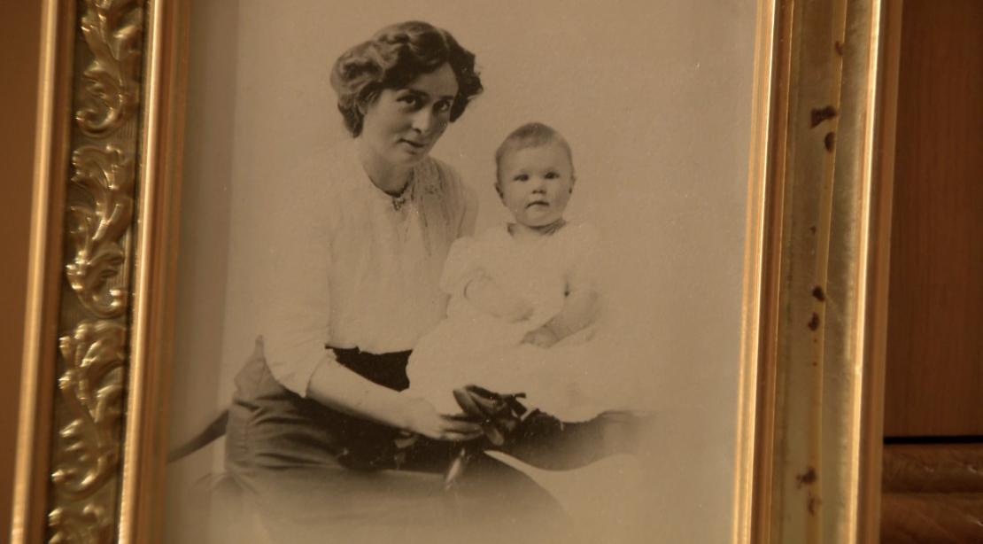 Old photo of Irene Corbett.