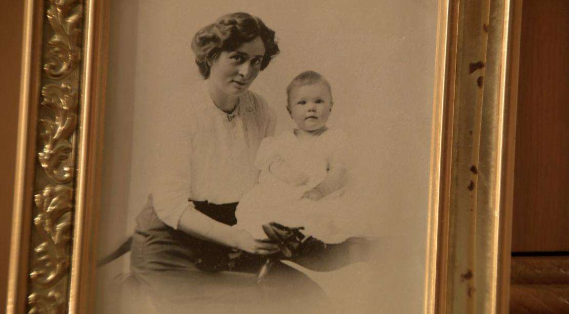 Old photo of Irene Corbett.