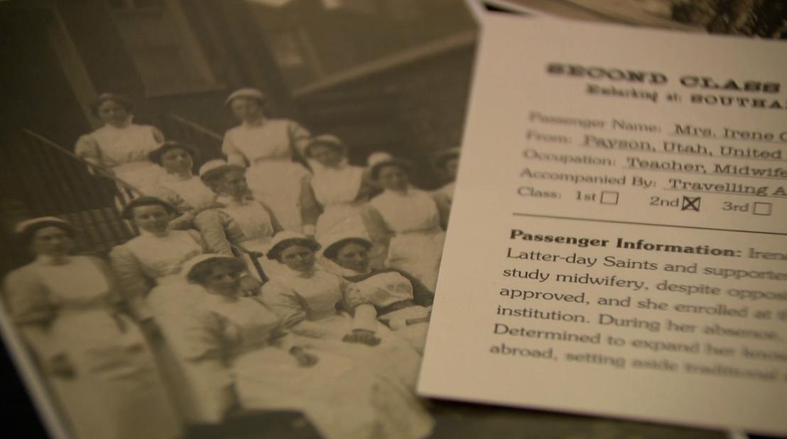 Irene’s second-class Titanic ticket.