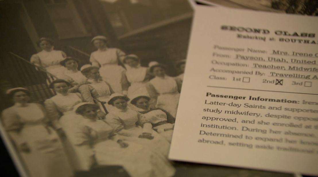 Irene’s second-class Titanic ticket.