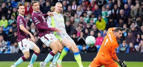Man City top of Premier League as Haaland's winner relegates Burnley