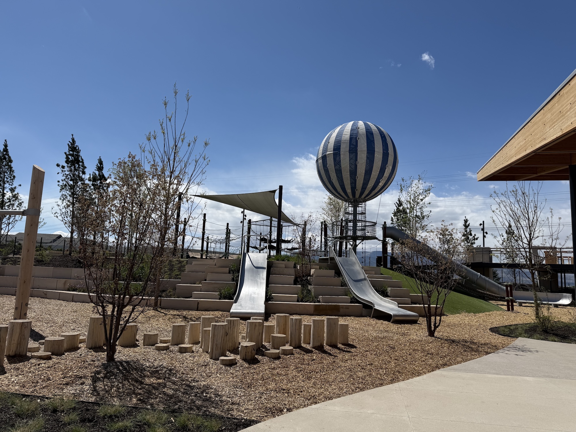 The Berliner Play Area is a main attraction along the Greenline of Utah City in Vineyard.