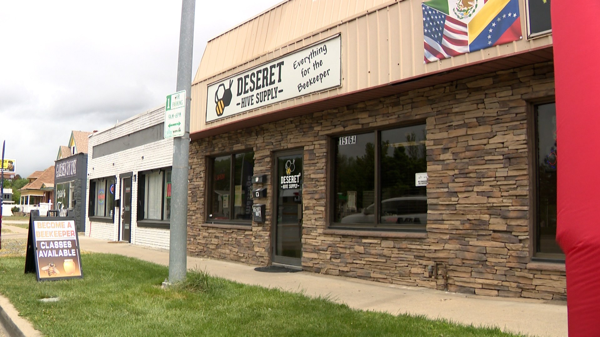 Deseret Hive Supply in Ogden, Wednesday. Beekeepers are using Earth Day is raise awareness about shrinking bee habitats and what can be done to protect them.