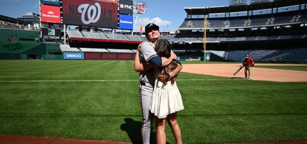 Braves' JR Ritchie rebounds from 1st pitch home run to win major league debut