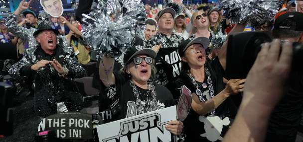 Raiders select quarterback Fernando Mendoza with the first pick in the NFL draft