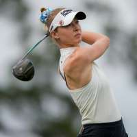 Nelly Korda off to a fast start with a 65 to lead by 2 in The Chevron Championship