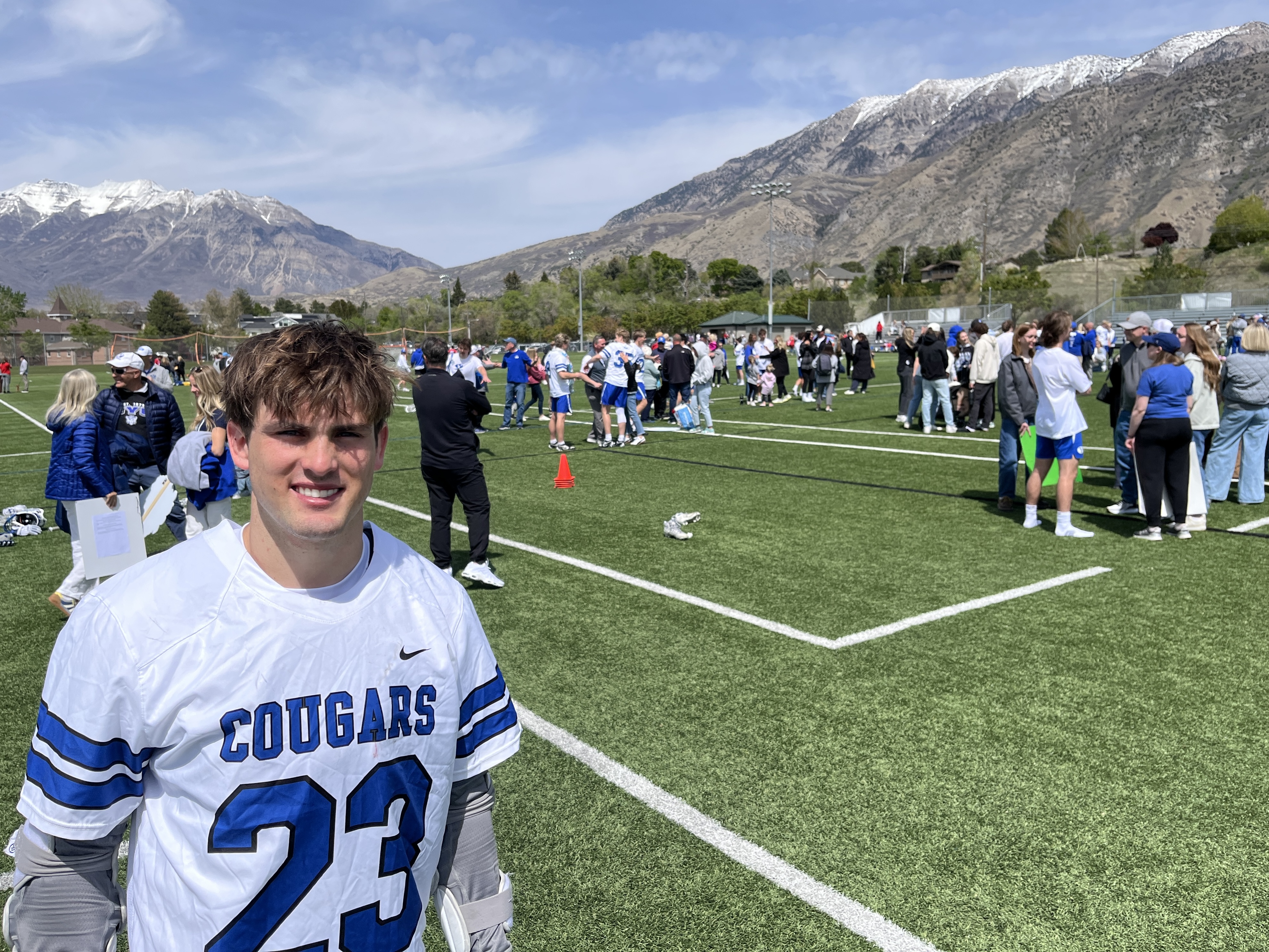 Why this Utah lacrosse player traded red for blue, and is starring at club level