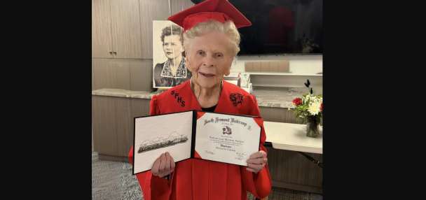 100-year-old Idaho woman surprised with her own graduation ceremony