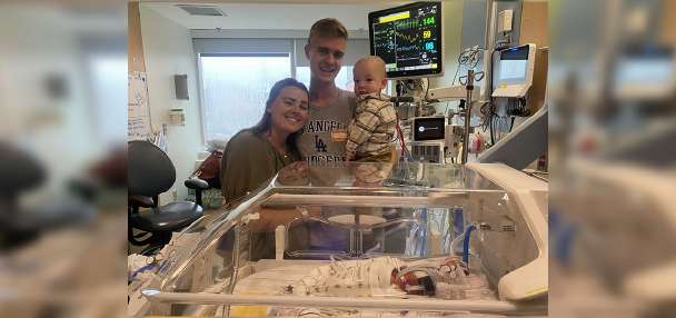 Lehi family welcomes son prematurely, days before dad runs Boston Marathon