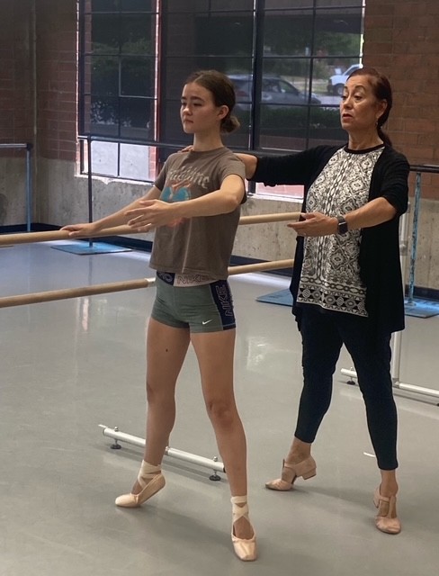 Actress Millicent Simmonds trained with Ballet West Academy Director Evelyn Cisneros-Legate in preparation for the new film "Pretty Lethal."